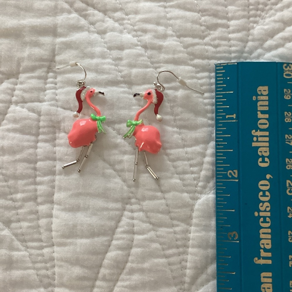 Pink Flamingo Earrings